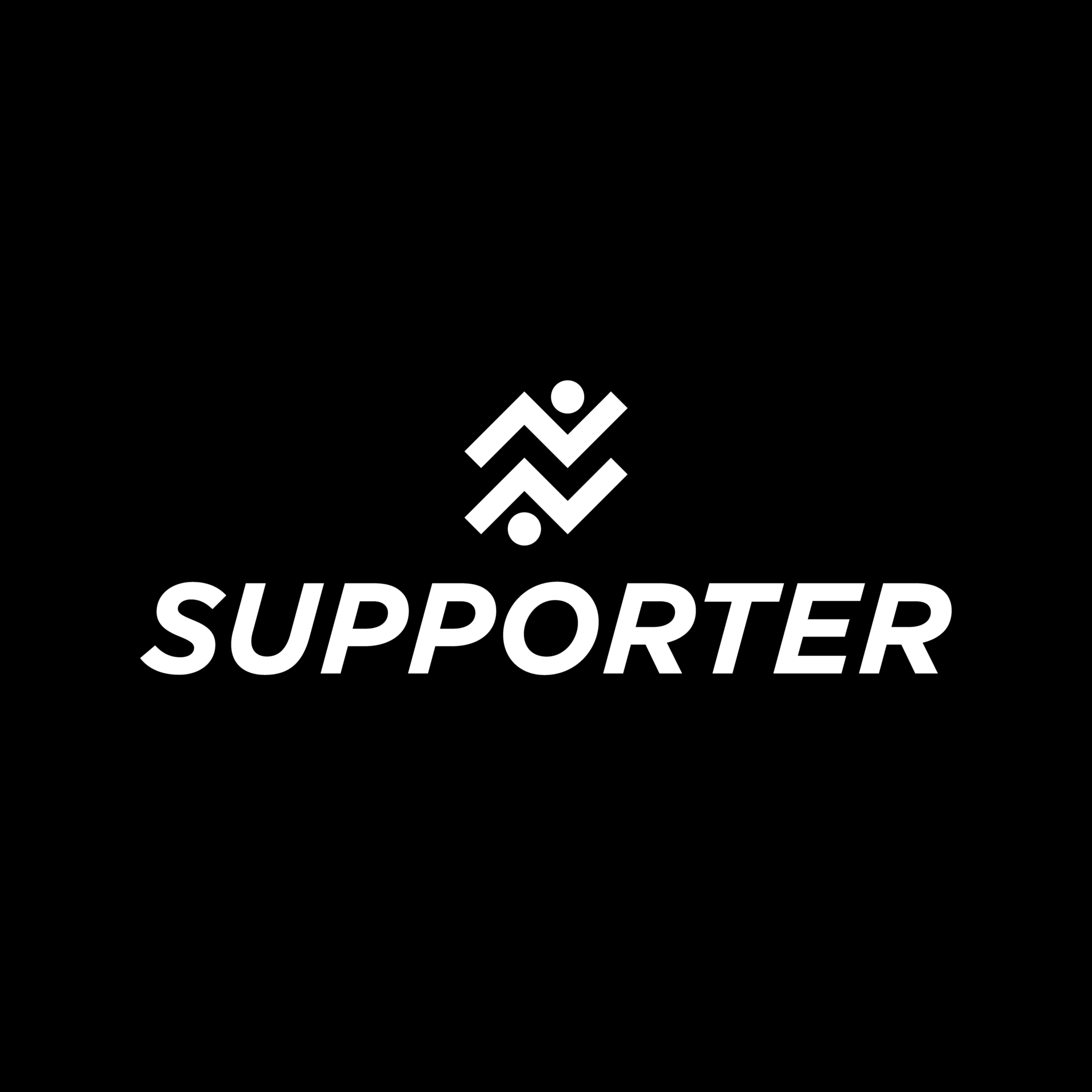 SUPPORTER white